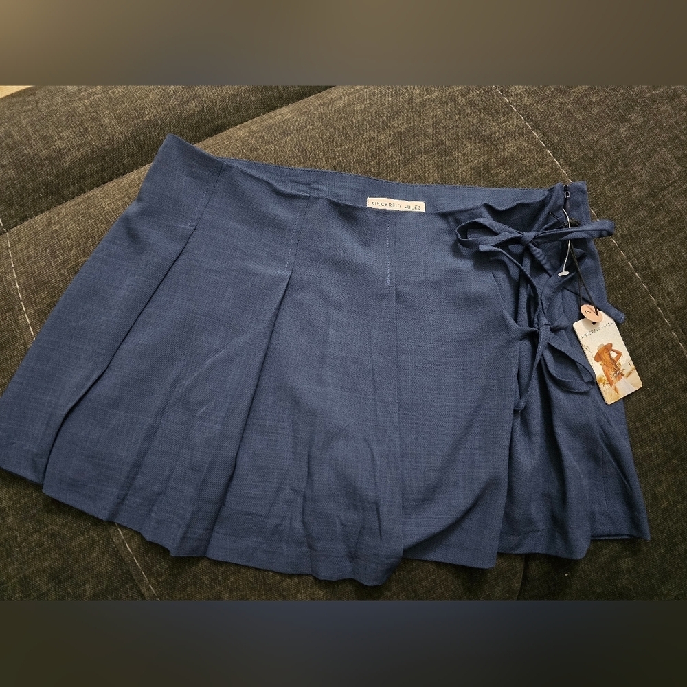 Sincerely Jules Charcoal Mini Skirt - Picture 6 of 9